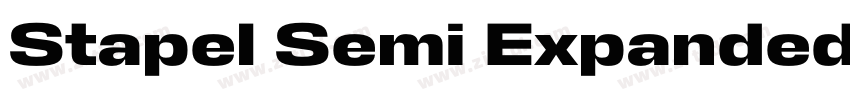 Stapel Semi Expanded字体转换
